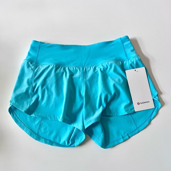 lululemon athletica Pants - Lululemon Speed Up Mid-Rise Short 4” - Size 4 - Electric Turquoise